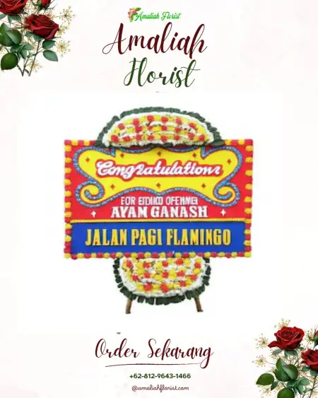Sewa Papan Bunga Sentul